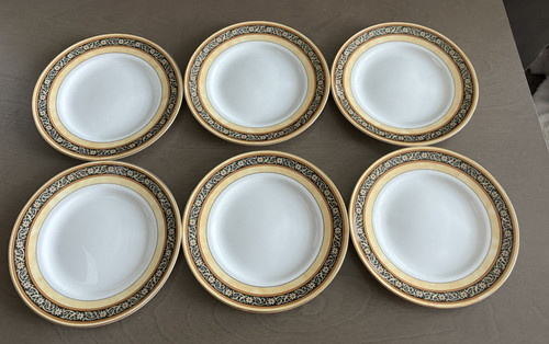 Wedgwood india bread plates - bread, plates_