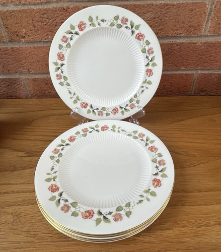 Wedgwood india rose side - india, 8”